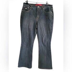 Gloria Vanderbilt Women’s Dark Wash Flare Jeans Size 12